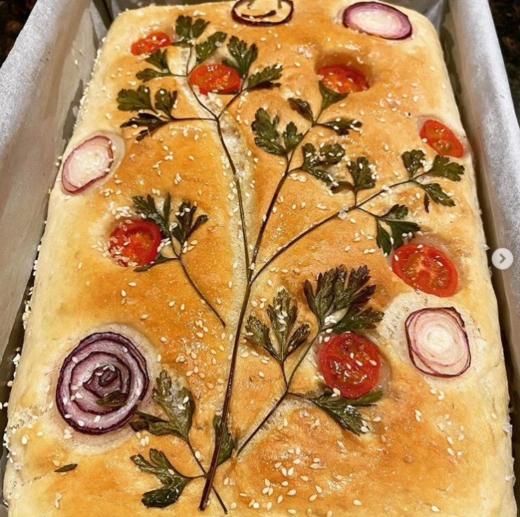 focaccia art