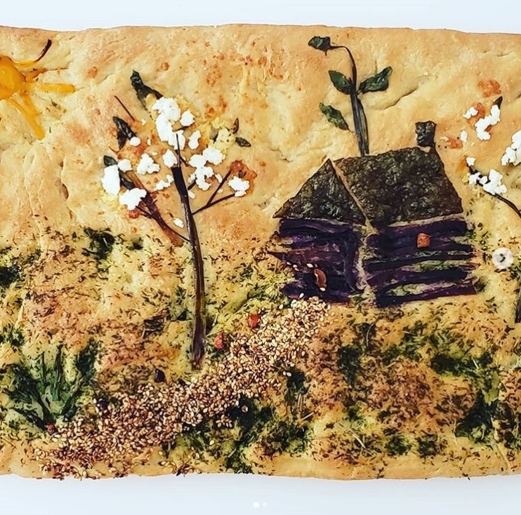 focaccia art